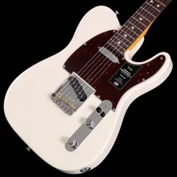 FENDER AMERICAN PROFESSIONAL II TELECASTER ROSEWOOD OLYMPIC WHITE WEIGHT: 3.78KG