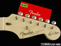 USA FENDER ERIC CLAPTON STRATOCASTER NECK W/ TUNERS, MAPLE AMERICAN STRAT