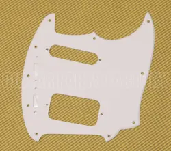 JGS-1202 WD WHITE 1-PLY FOR FENDER JAG-STANG GUITAR PICKGUARD