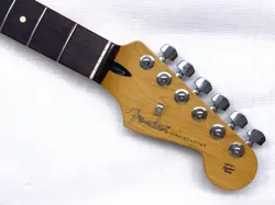 ROSEWOOD/LOCKING TUNERS PLAYER II MODIFIED GENUINE FENDER STRAT NECK 22 FRET 9.5