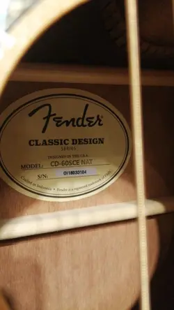 ACOUSTIC-ELECTRIC GUITAR W/