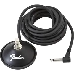 FENDER 1-BUTTON FOOTSWITCH FOR MUSTANG AND BLUES JUNIOR AMPS BLACK LN