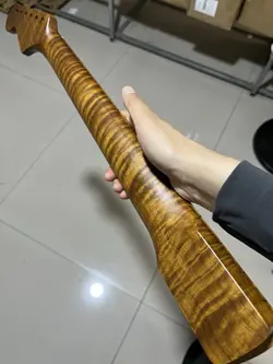 AAAA 22FRETS FENDER STRAT ROASTED FLAME MAPLE  ELECTRIC GUITAR NECK 25.5INCHE