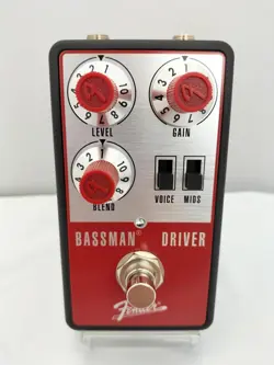 GUITAR EFFECTS PEDAL FENDER BASSMAN DRIVER EFFECTOR