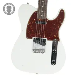 NEW FENDER CUSTOM SHOP 1963 TELECASTER JOURNEYMAN RELIC AGED OLYMPIC WHITE