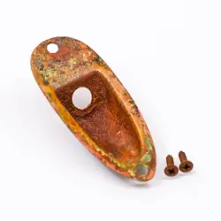 AGP ™ - FENDER ® STRATOCASTER ® STRAT ® AGED RELIC NICKEL JACK PLATE #732547