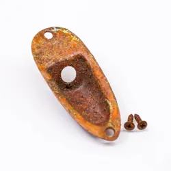 AGP â„¢ - FENDER Â® STRATOCASTER Â® STRAT Â® AGED RELIC NICKEL JACK PLATE #732545