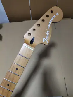 24 INCH 22FRET STRAT ELECTRIC GUITAR NECK ROASTED  MAPLE FOR DIY FENDER REPLACE