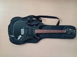 ELECTRIC GUITAR FENDER JAPAN AERODYNE STRATOCASTER MEDIUM SCALE BLACK JD18002651