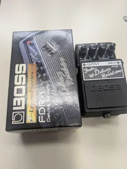 BOSS FENDER '65 DELUXE REVERB AMP FDR-1 GUITAR EFFECT PEDAL USED