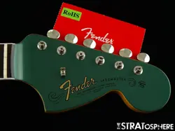 FENDER AV II AMERICAN VINTAGE 66 JAZZMASTER 1966 NECK + TUNERS BOUND ROSEWOOD