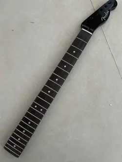 22FRET ROSEWOOD ELECTRIC GUITAR NECK PART MAPLE FOR DIY FENDER TL REPLACE BLACK
