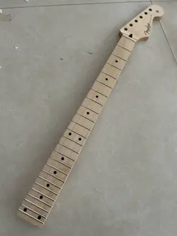 24 FRET STRAT ELECTRIC GUITAR NECK PART MAPLE FOR DIY FENDER REPLACE GLOSS