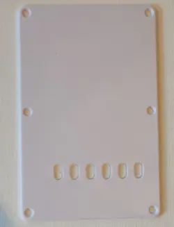 BACK PLATE FOR FENDER GUITAR- WHITE
