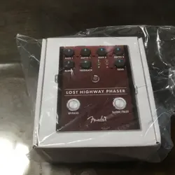 FENDER LOST HIGHWAY PHASER GUITAR EFFECT PEDAL USED