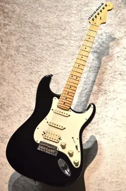 FENDER AMERICAN STANDARD STRATOCASTER HSS UPGRADE BLACK 2013 USED SAFE DELIVERY