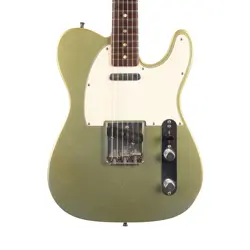 USED FENDER CUSTOM SHOP 1967 TELECASTER FIREMIST SILVER METALLIC 2005