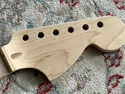 UNFINISHED FENDER ARTIST SERIES STRATOCASTER GUITAR NECK SCALLOPED