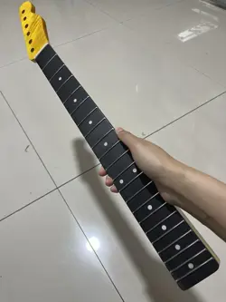 AAA ROSEWOOD 21FRET FENDER TELE SATIN YELLOW FLAME MAPLE ELECTRIC GUITAR NECK