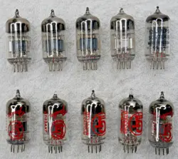 LOT OF TEN (10) 12AX7, ECC83,  SOVTEKS GT GT FENDER PREAMP TUBES UNTESTED
