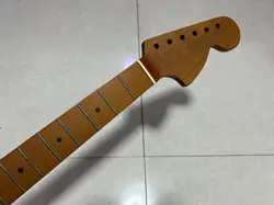 ROASTED MAPLE VINTAGE 21 FRETS ELECTRIC GUITAR NECK FOR DIY FENDER NECK REPLACE