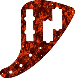 WD CUSTOM PICKGUARD FOR FENDER JP-90 JAZZ BASS #28OP ORANGE PEARL/BLACK/WHITE...