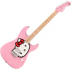 FENDER X HELLO KITTY 50TH ANNIVERSARY STRATOCASTER PINK ELECTRIC GUITAR NEW