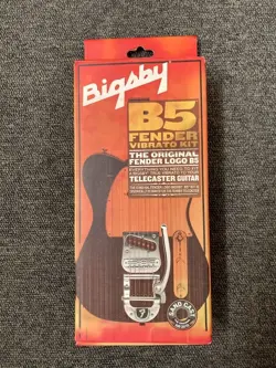 BIGSBY B5 TELECASTER GUITAR VIBRATO KIT USED FENDER LOGO