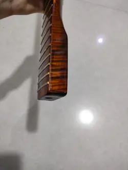 21 FRET TELE ELECTRIC GUITAR NECK FLAME MAPLE FOR DIY FENDER REPLACE GLOSS PARTS