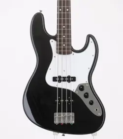 FENDER JAPAN JB62M BLACK USED ALDER BODY MAPLE NECK ROSEWOOD FB W/SOFT CASE