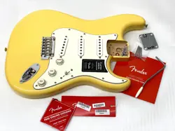 MIM FENDER ALNICO 5 ALDER STRAT LOADED BODY BUTTERCREAM SSS ELECTRIC GUITAR