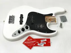 ALNICO V GENUINE MIM FENDER PLAYER II JAZZ J BASS LOADED ALDER BODY WHITE GUITAR