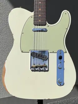 FENDER CUSTOM SHOP LIMITED EDITION 1960 TELECASTER RELIC AGED OLYMPIC #GGC1M