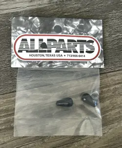 ALLPARTS SWITCH KNOB (2) FOR USA FENDER STRAT SWITCHES - BLACK