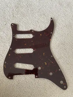 GENUINE FENDER TORTOISE SHELL PICKGUARD