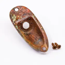 AGP â„¢ - FENDER Â® STRATOCASTER Â® STRAT Â® AGED RELIC NICKEL JACK PLATE #732556