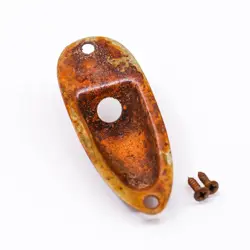 AGP ™ - FENDER ® STRATOCASTER ® STRAT ® AGED RELIC NICKEL JACK PLATE #732551