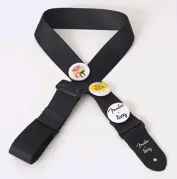 FENDER X LOOG STRAP WITH 5 PICKS AND 3 PINS