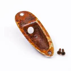 AGP ™ - FENDER ® STRATOCASTER ® STRAT ® AGED RELIC NICKEL JACK PLATE #732566