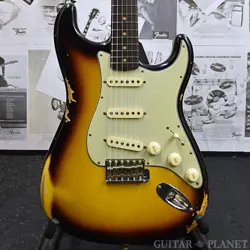 FENDER CUSTOM SHOP GUITAR PLANET EXCLUSIVE 1962 STRATOCASTER RELIC -2 COLOR SUNB