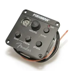 FISHMAN FENDER  PREAMP ISYS PIEZO PICKUPS TUNER 47 FOR ACOUSTIC GUITAR PICKUP