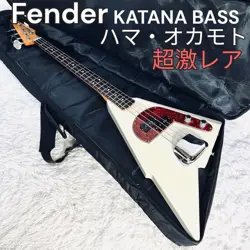 RARE FENDER HAMA OKAMOTO KATANA BASS SIGNATURE FROM JAPAN