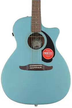 FENDER NEWPORTER PLAYER ACOUSTIC-ELECTRIC GUITAR - TIDEPOOL