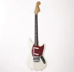 FENDER JAPAN MG65 VWH MUSTANG VINTAGE WHITE CRAFTED IN JAPAN 2006-2008 E.GUITAR