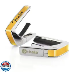 THALIA FENDER OFFICIALLY LICENSED CAPO - MAPLE WITH BLACK SPAGHETTI LOGO