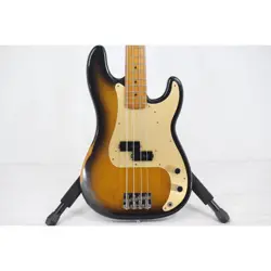 ELECTRIC BASS GUITAR FENDER 57 PRECISION BASS HARD CASE 4 STRING 1989 USED