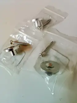 3-PK STRING GUIDE RETAINER TREE FOR FENDER STANDARD BASS NICKEL FINISH