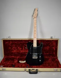 2014 FENDER CUSTOM SHOP TELECASTER BLACK FINISH BIRDSEYE W/OHSC