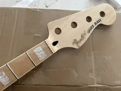 20 FRETS ELECTRIC BASS NECK GLOSS MAPLE JAZZ BASS FENDER PART 34INCH BLOCK INLAY