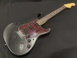FENDER JAPAN LIMITED STRATOCASTER RAW ASH BLACK